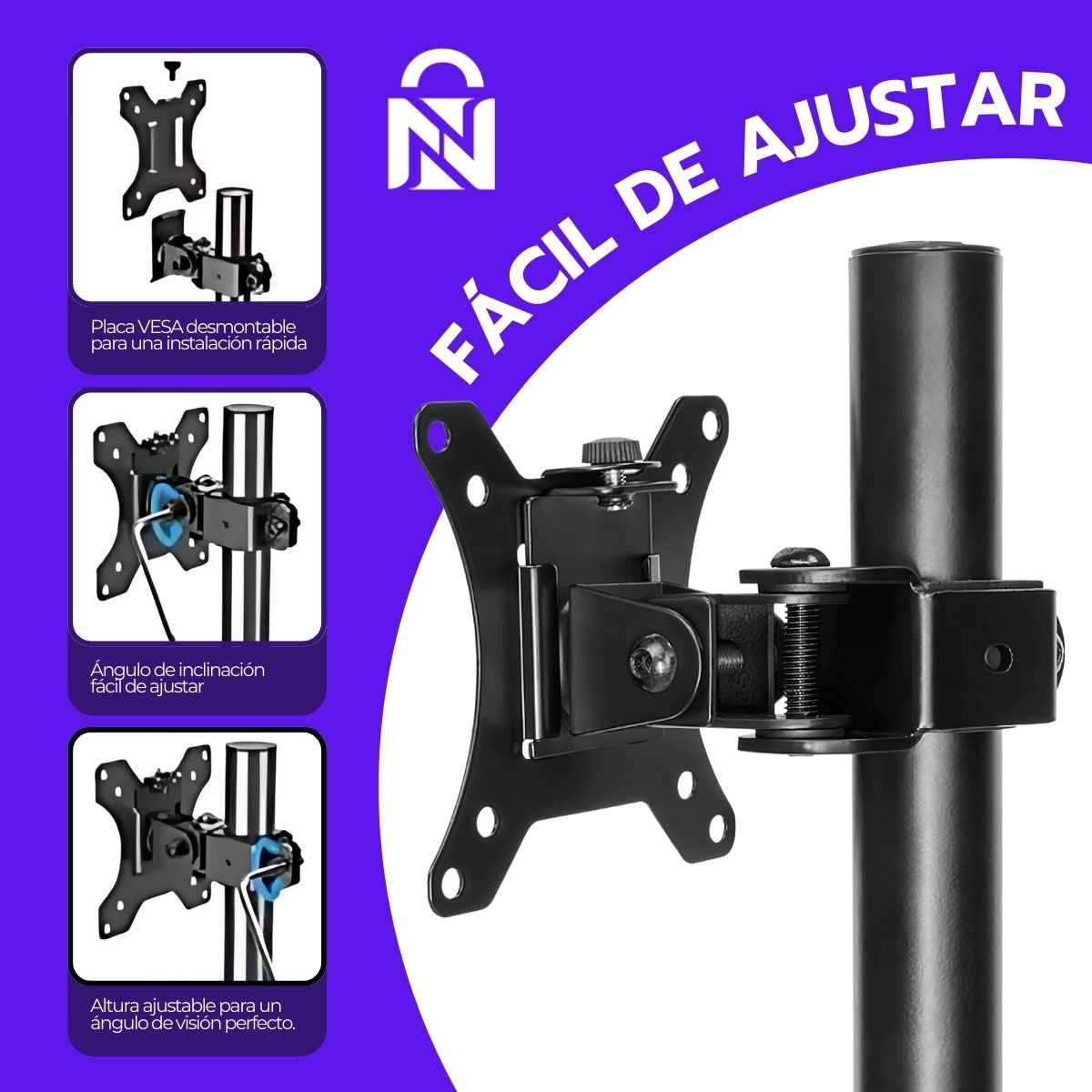 Soporte para TV/Monitor de 13" a 27"