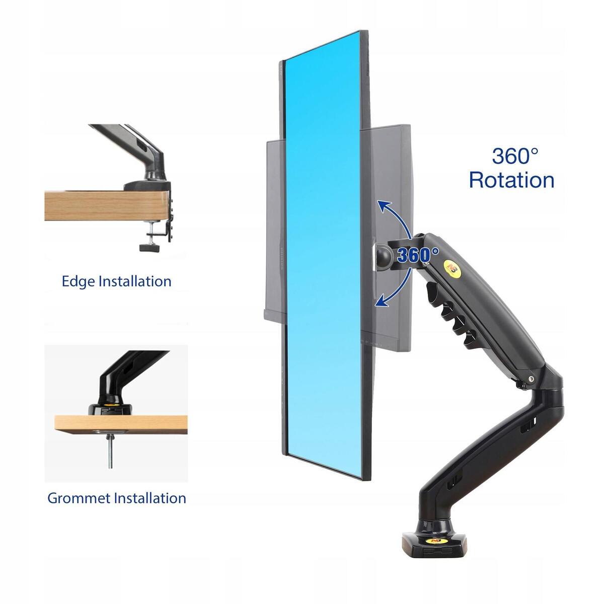 Base Escritorio Soporte Televisor Monitor 17 -30 2-9kg F80