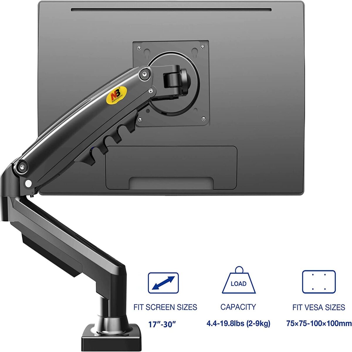 Base Escritorio Soporte Televisor Monitor 17 -30 2-9kg F80