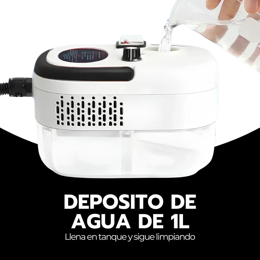 Limpiador Vapor 2500W Alta Presión Cocina Baño Auto