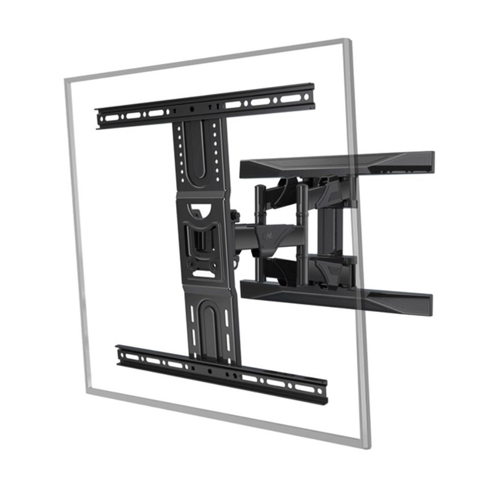 Soporte TV Full Motion 40–80" Acero Reforzado Giro 180°