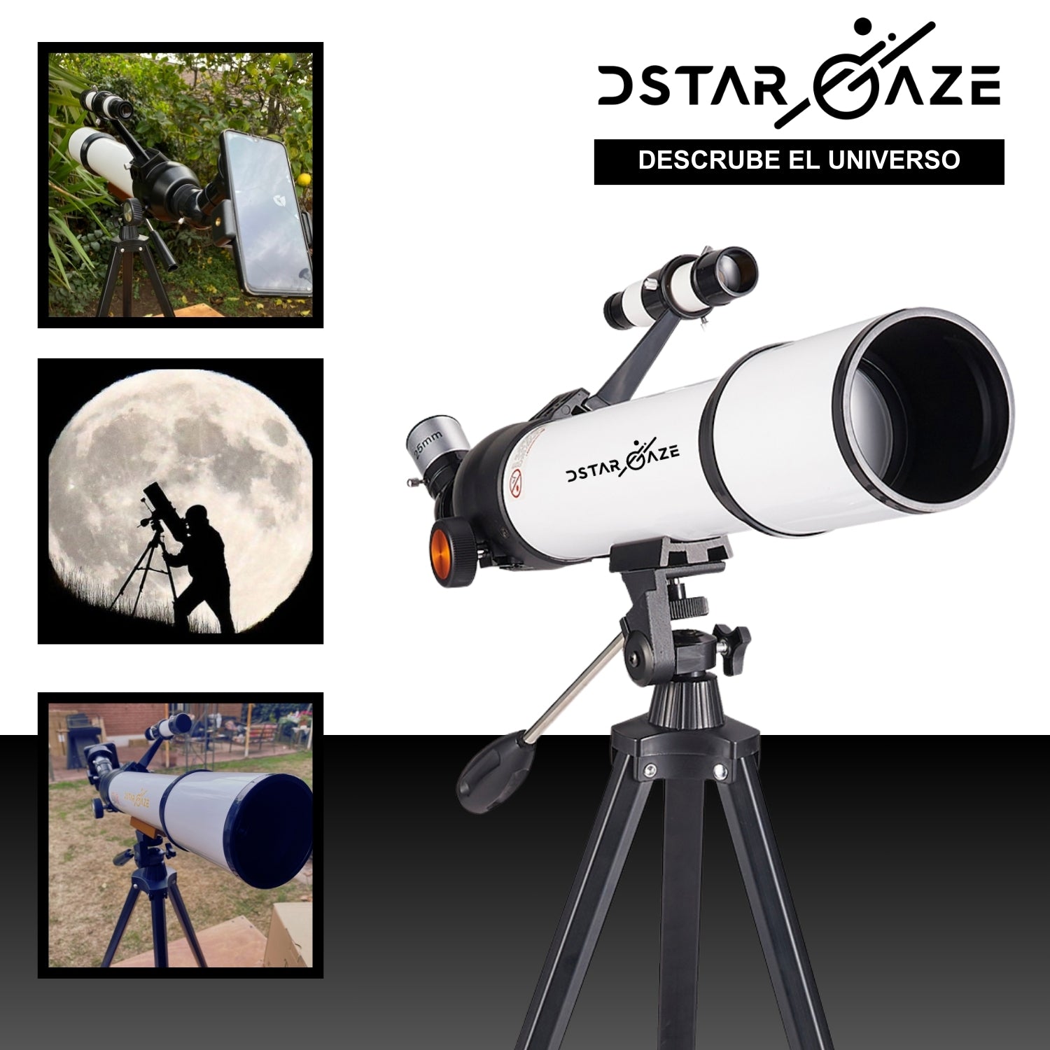 Telescopio Astronómico Profesional Monocular 50070m