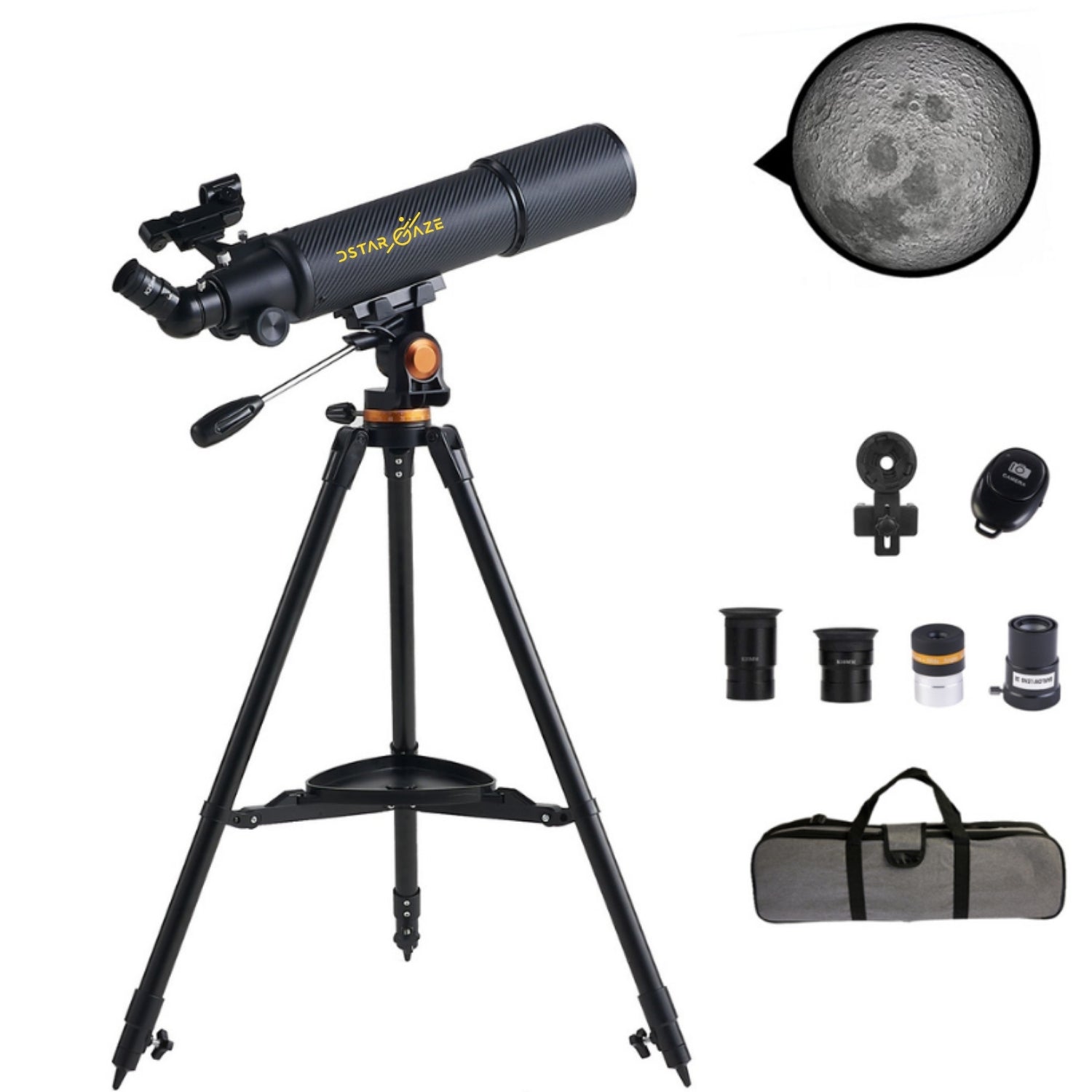 Telescopio Astronómico Profesional 50080Cm Fibra Carbono