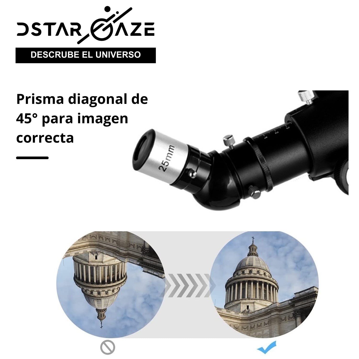 Telescopio Astronómico Profesional 50080Cm Fibra Carbono