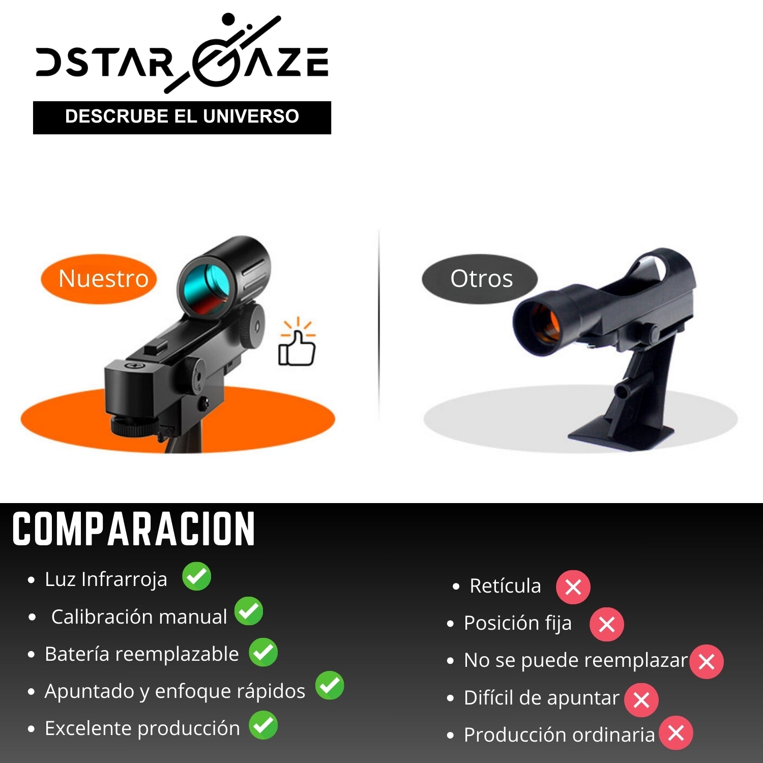 Telescopio Astronómico Profesional Monocular 70070m