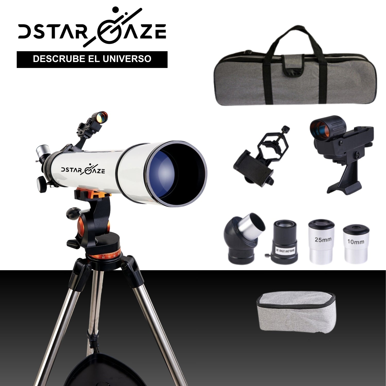Telescopio Astronómico Profesional Monocular 70070m