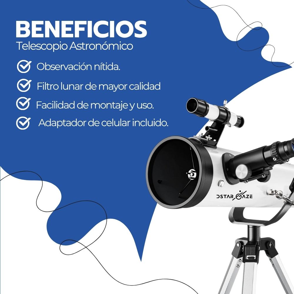Telescopio Astronómico Profesional F70076