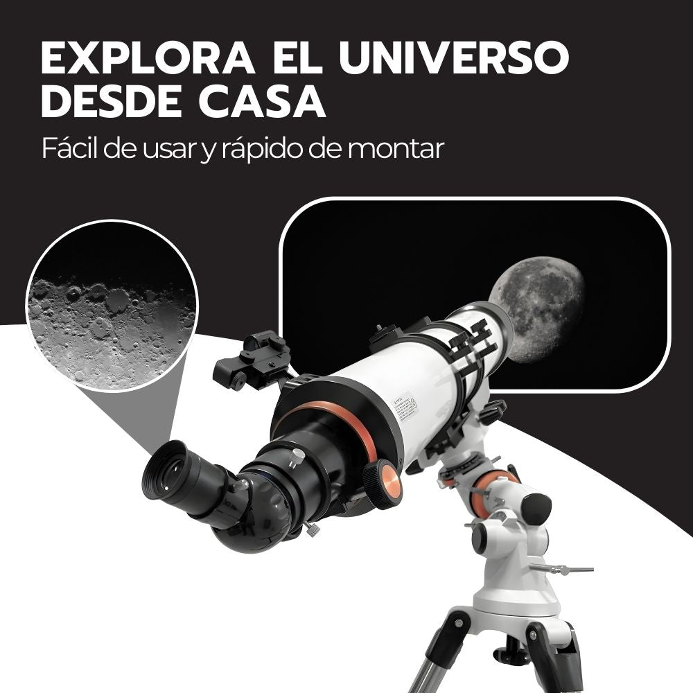 Telescopio Astronómico Refractor 120900-R Portátil