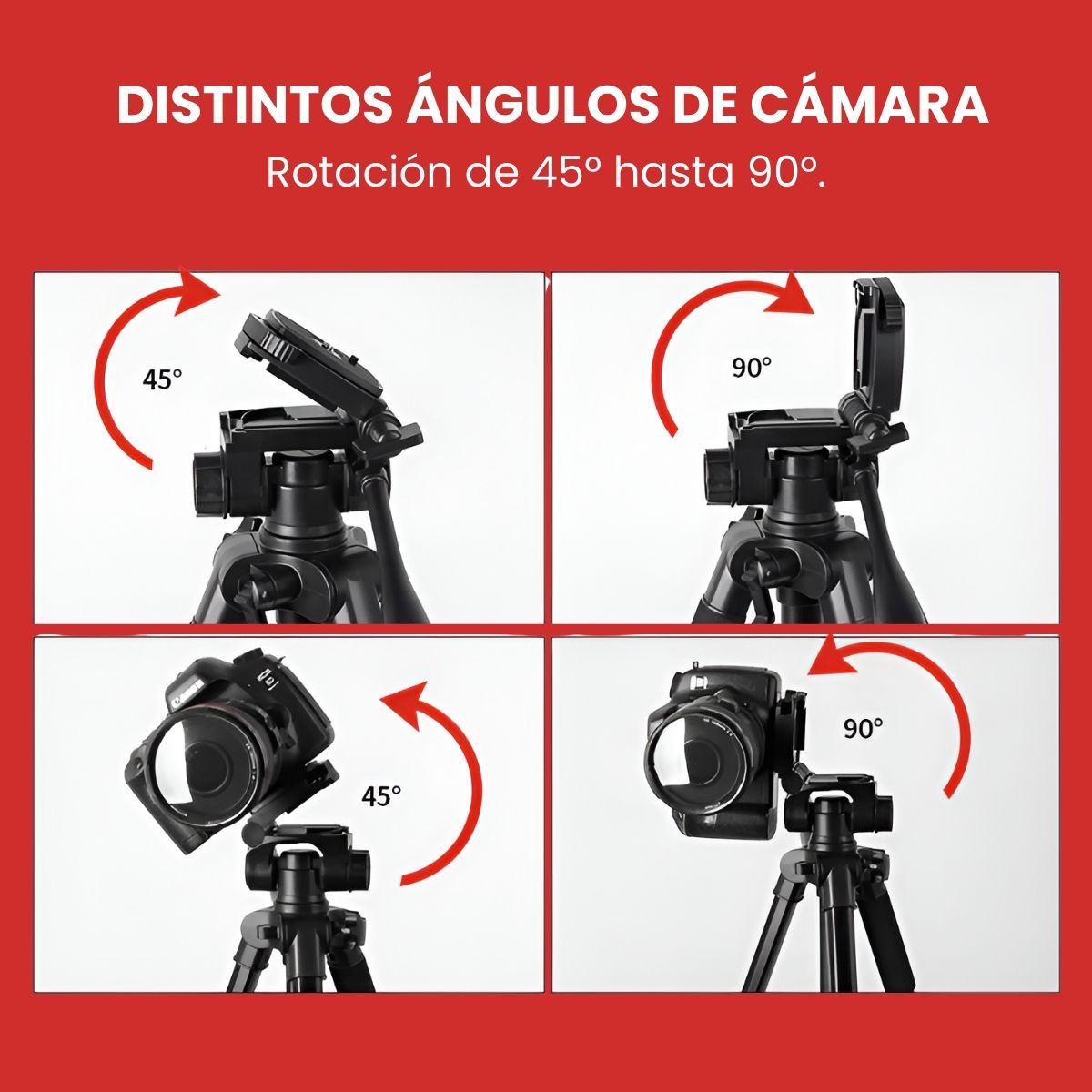 Trípode Profesional Para Cámara, Celular, Video