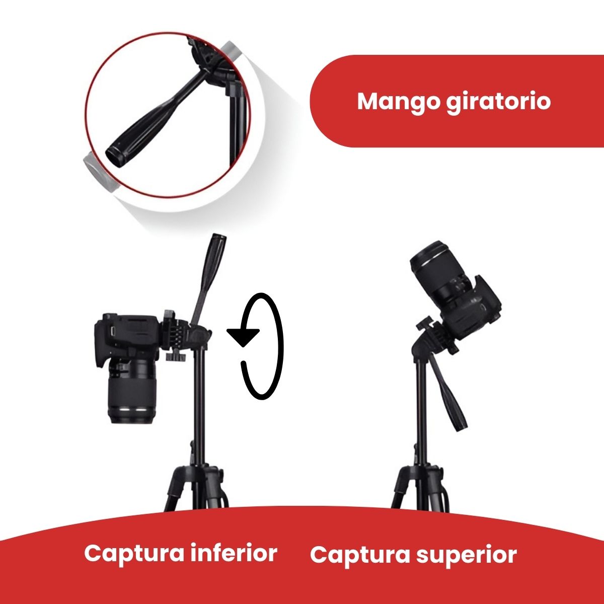 Trípode Profesional Para Cámara, Celular, Video