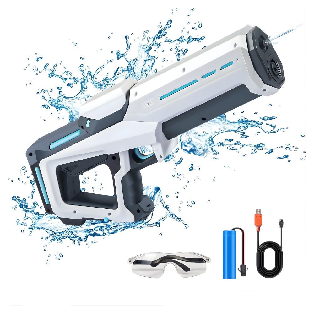 Pistola de Agua Inalámbrica Recargable con Batería y Lentes