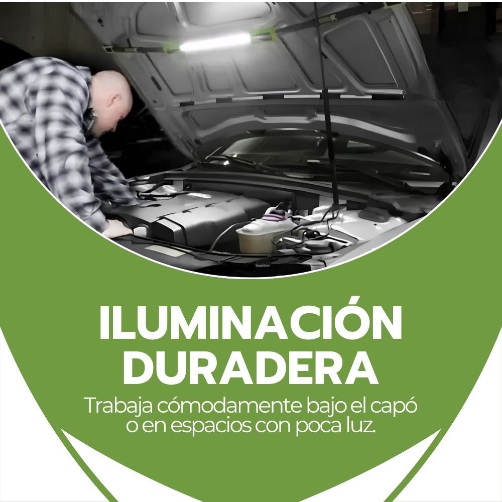 Barra De Luz Led Recargable Para Capó De Automóvil 1000 Lúm