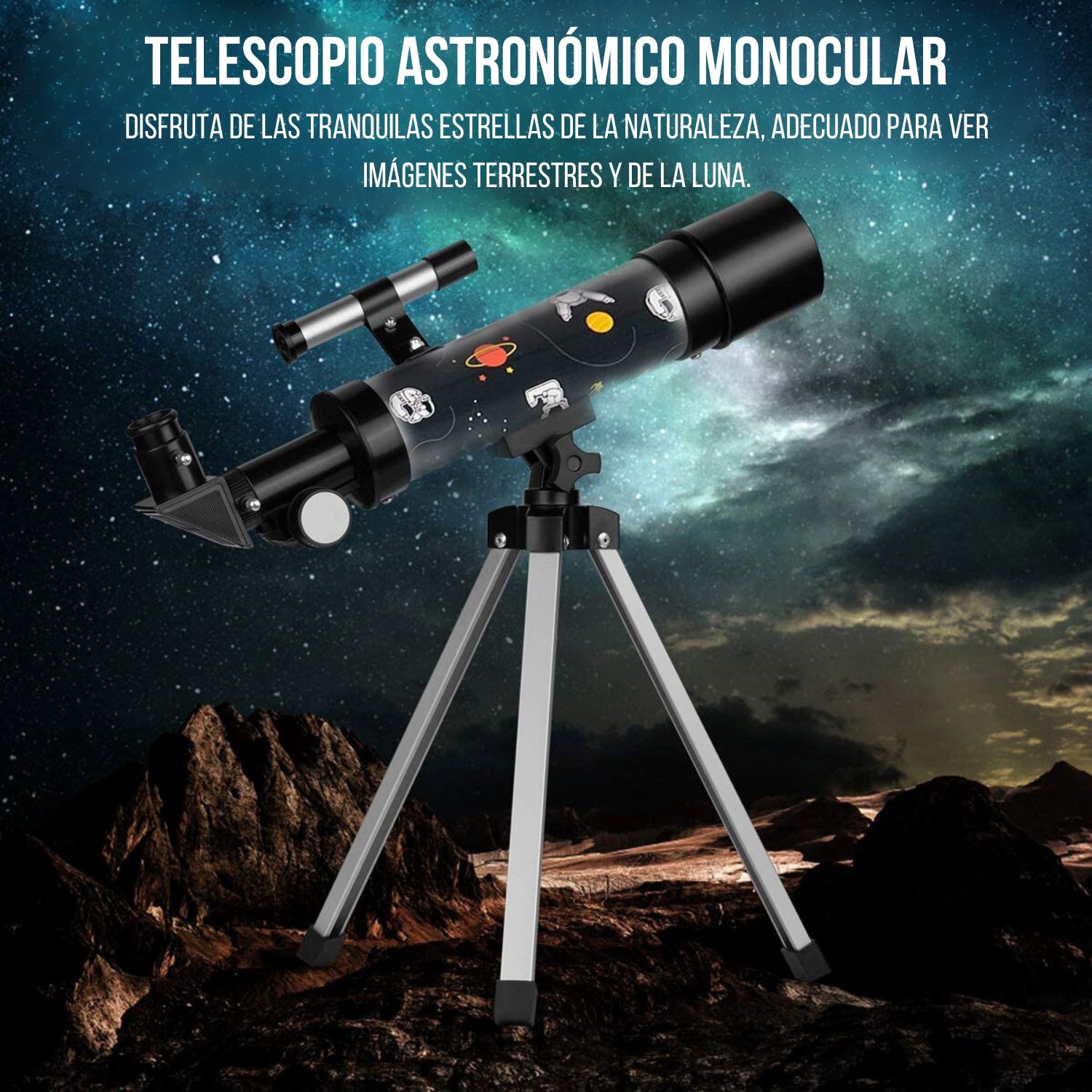 Telescopio Astronómico Profesional F36050m diseño espacial
