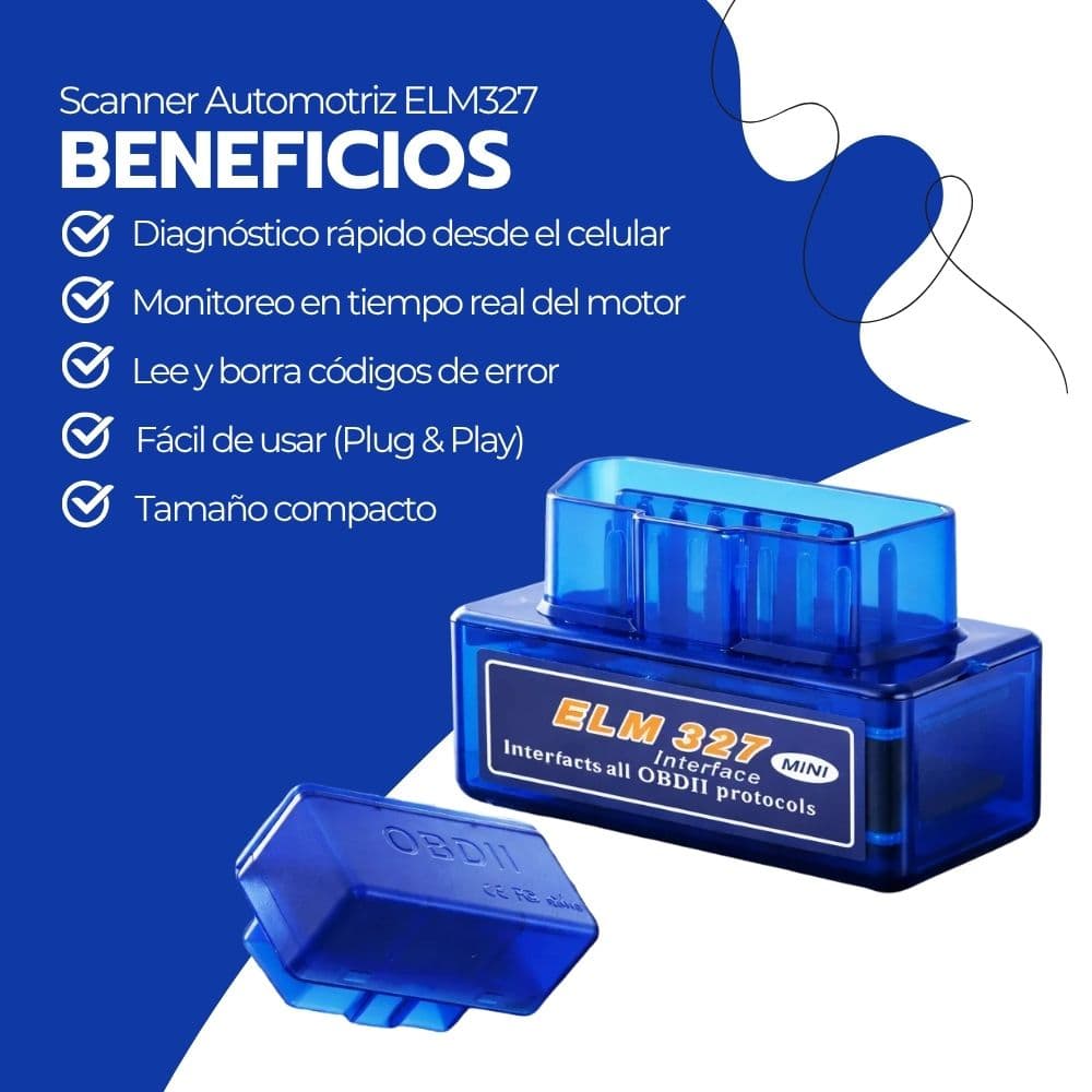 Scanner Automotriz ELM327 Bluetooth OBD2 Diagnóstico Auto — imagen 4