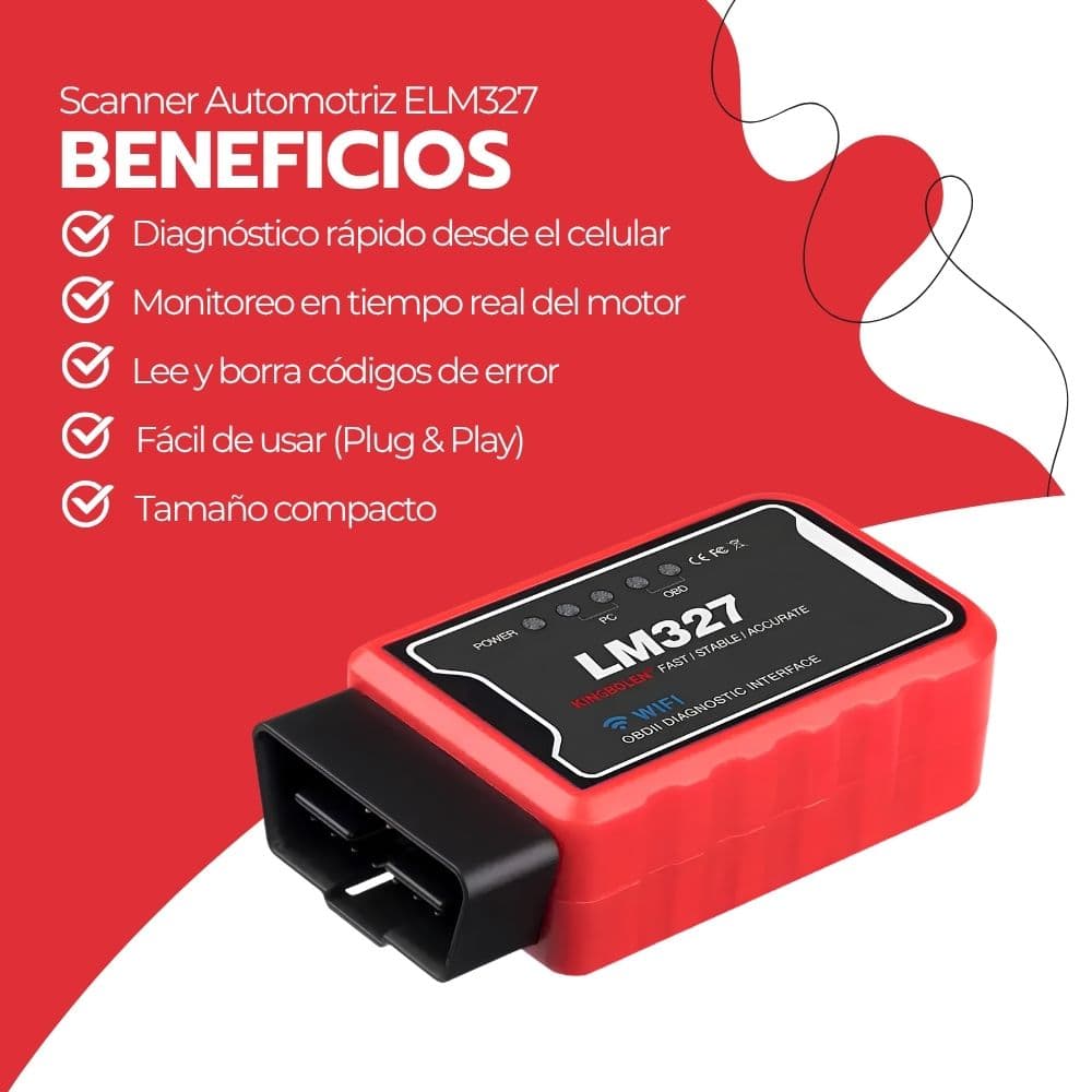 Escáner Automotriz Obd2 Wifi Elm327 Diagnóstico Auto — imagen 4