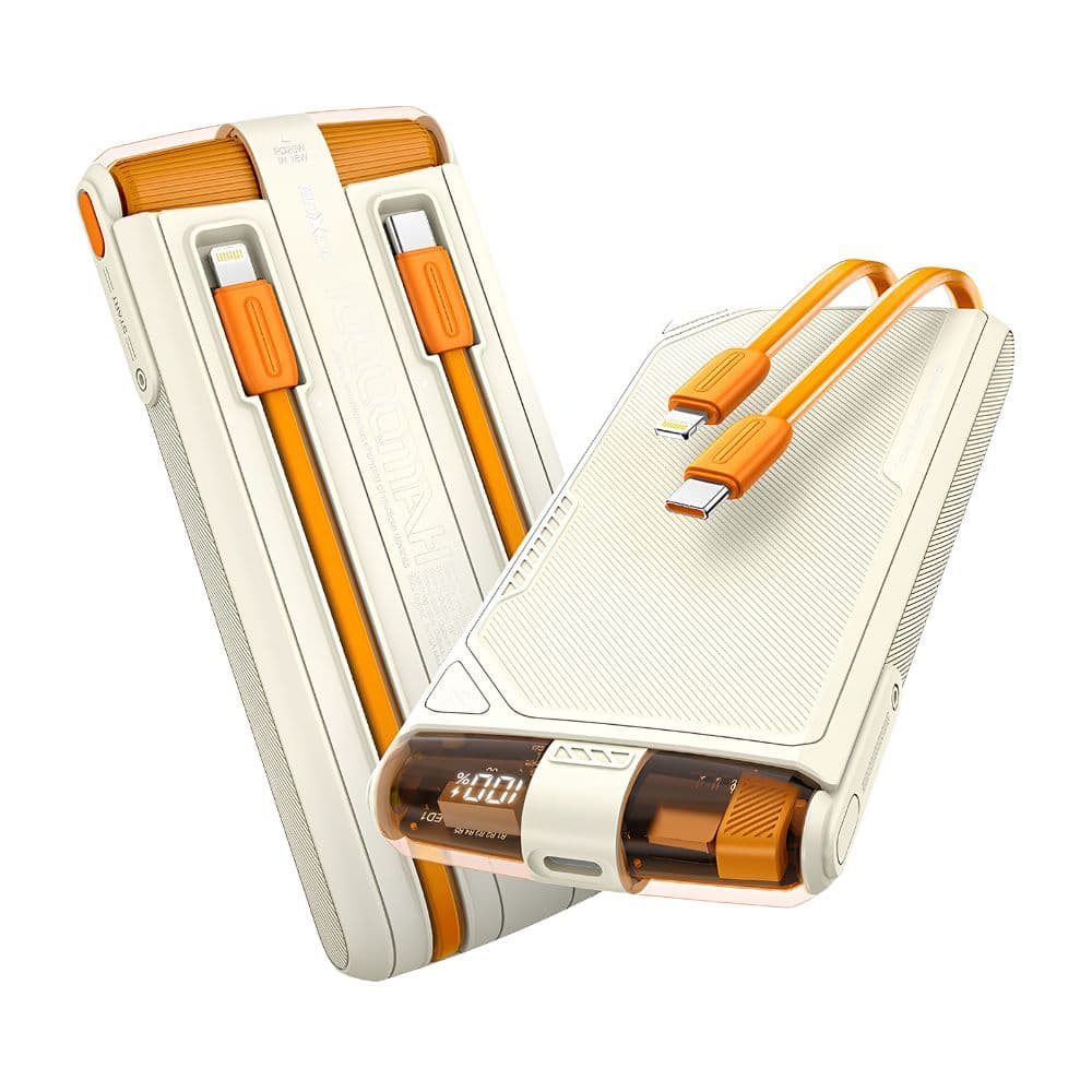 Power Bank 10000mah Carga Rápida 20w Usb-c Naranja
