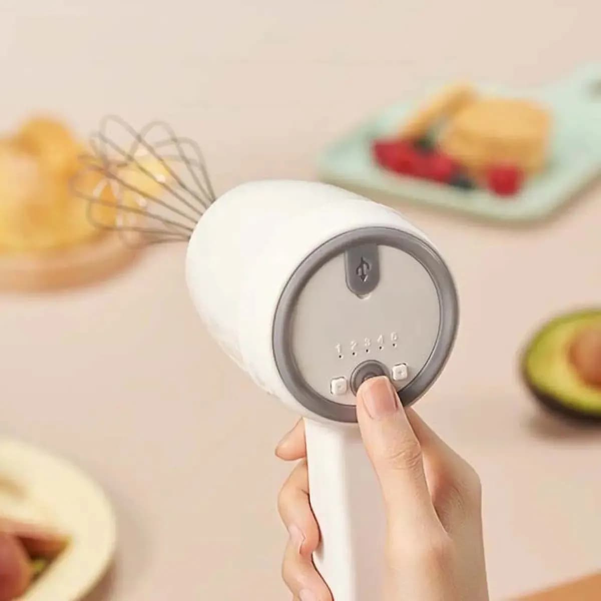 Batidora De Mano Electrica Inalámbrica Recargable Ligera — imagen 6