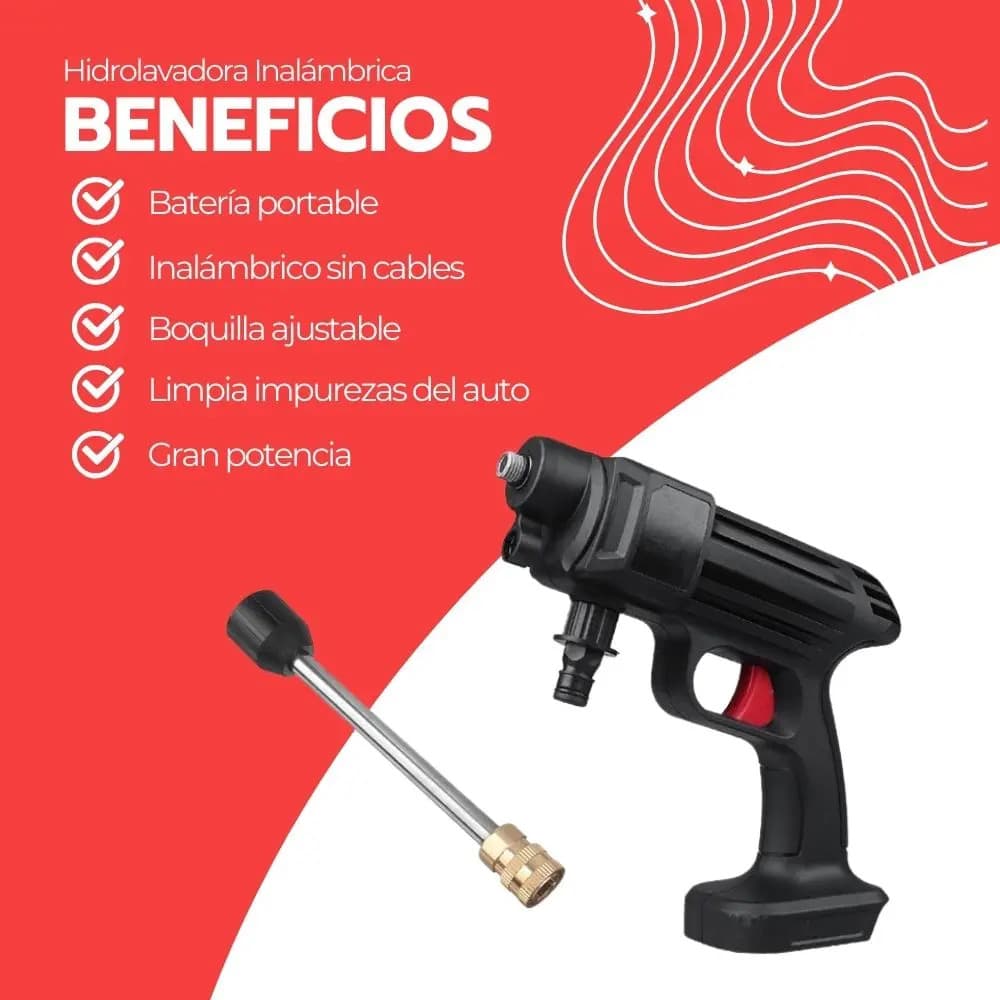 Hidrolavadora Portatil Inalambrica 48V — imagen 4