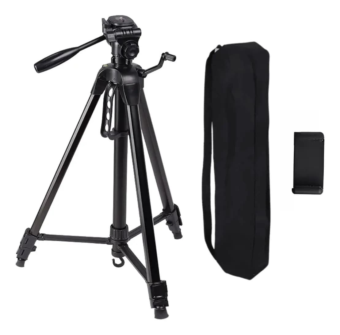 Trípode Profesional Para Cámara, Celular, Video Color Negro — imagen 2