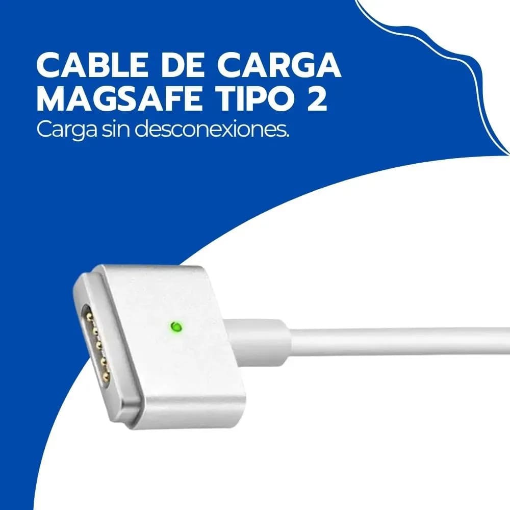 Cargador Macbook Y Laptop 60w Desmontable Conector T Negro — imagen 6