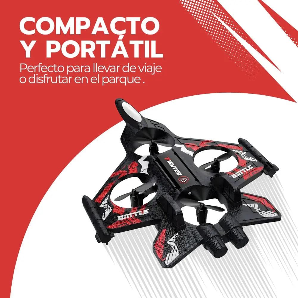 Juguete Drone Avión Espuma Planeador Control Remoto Batería — imagen 10