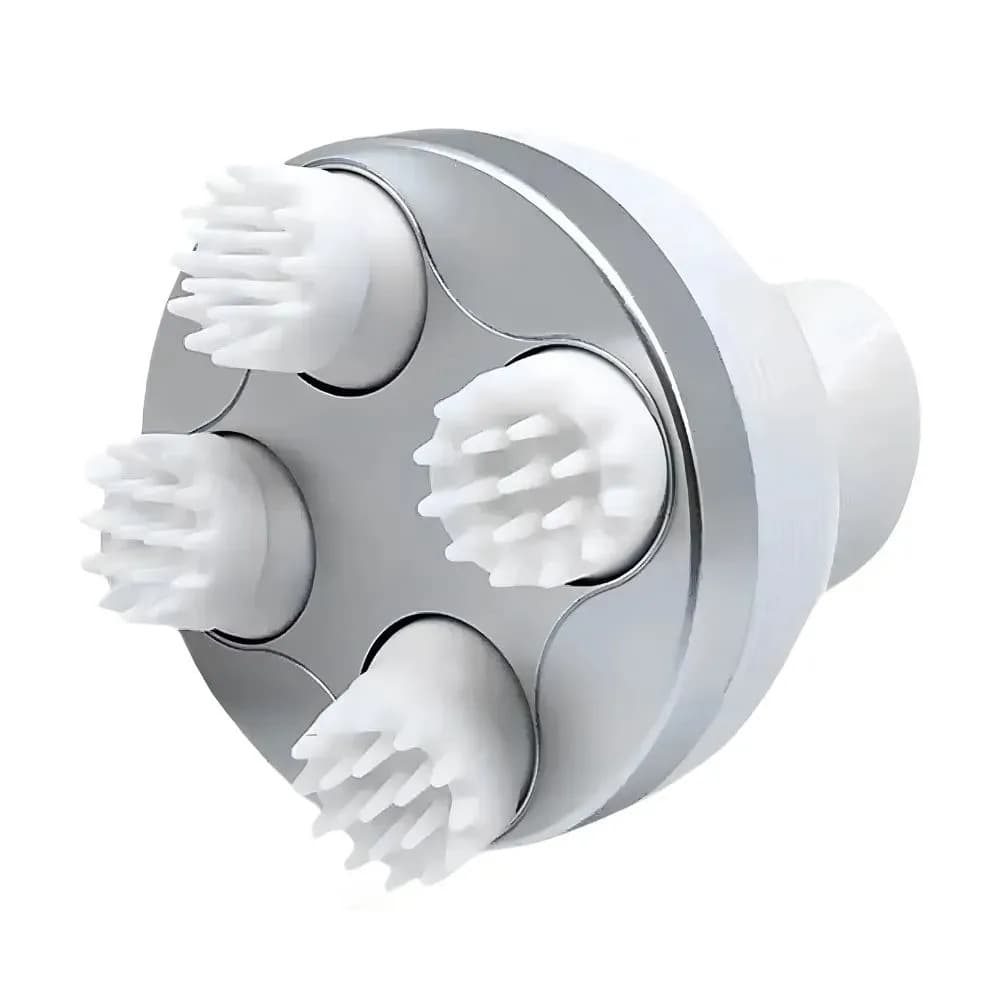 Masajeador Cabeza Eléctrico Inalámbrico Masajes Blanco — imagen 2