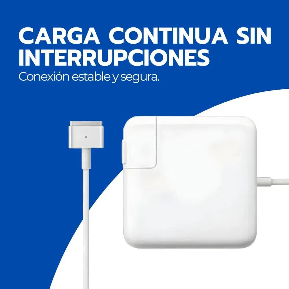 Cargador Macbook Y Laptop 60w Desmontable Conector T Negro — imagen 9