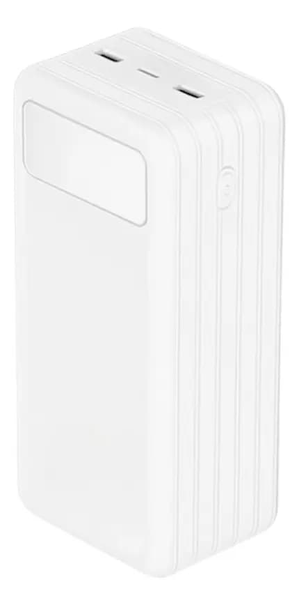 Power Bank 30000mah Carga Rápida Portátil Usb-c Blanco — imagen 2