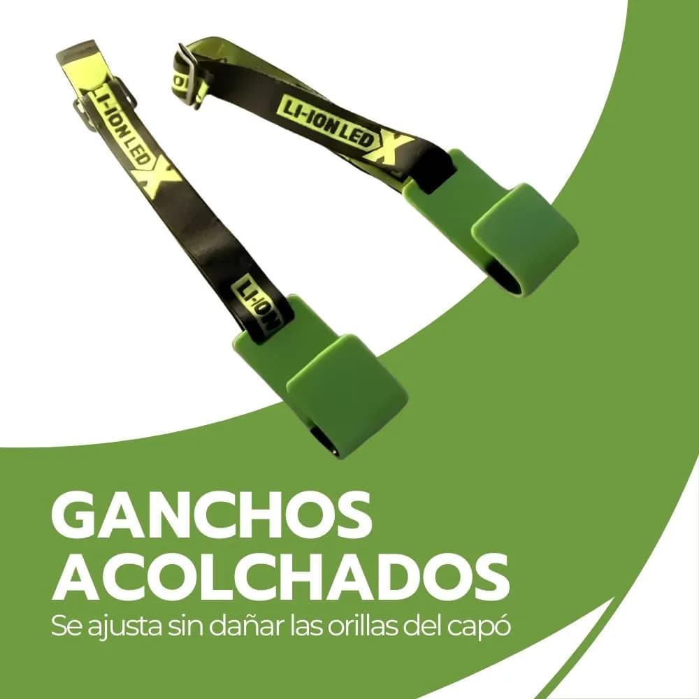 Barra De Luz Led Recargable Para Capó De Automóvil 1000 Lúm — imagen 9