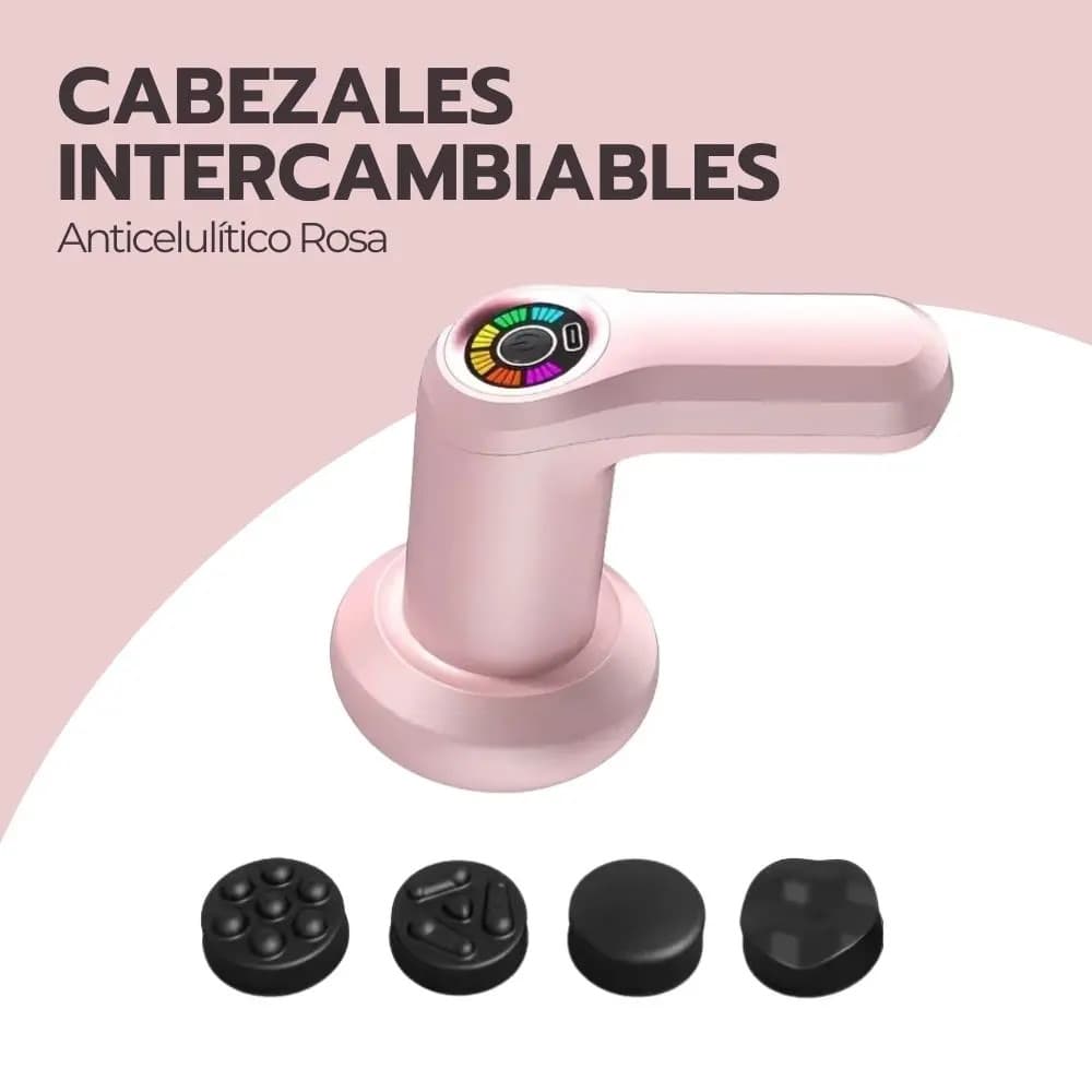 Masajeador Eléctrico Corporal Anticelulítico Rosa — imagen 5