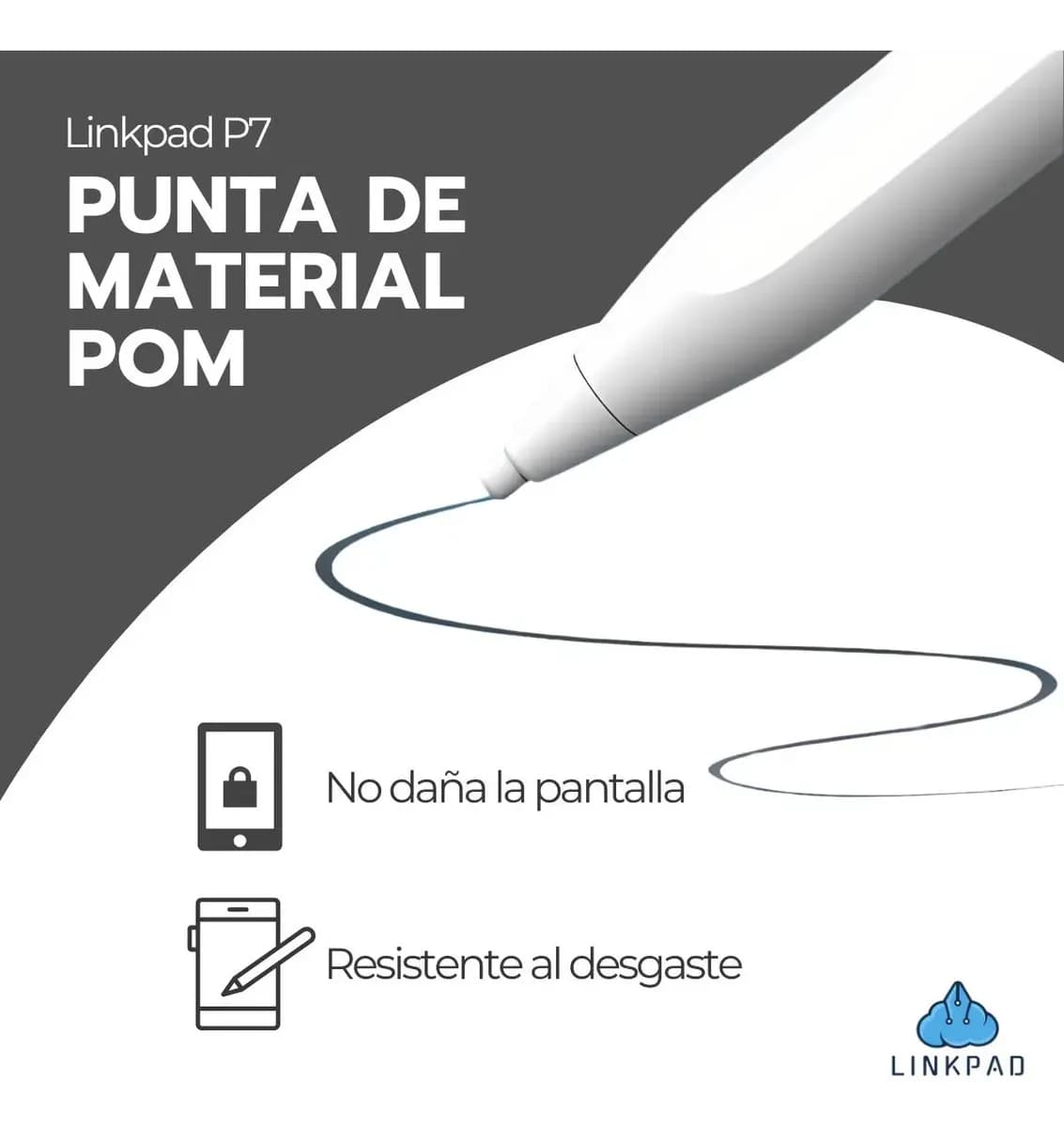 Lápiz Stylus Universal 2 En 1 Con Función De Inclinación P7 — imagen 9
