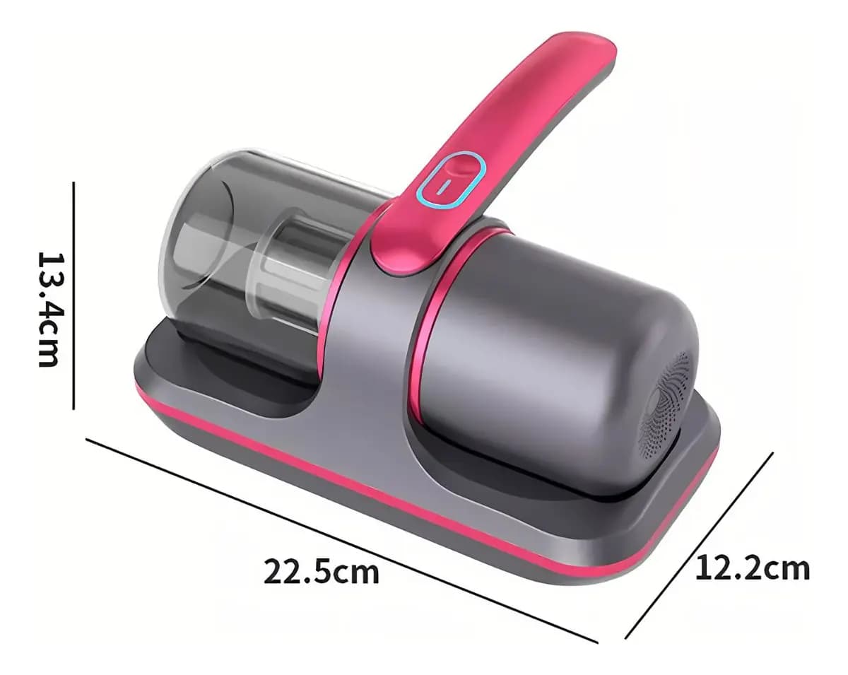Aspiradora Inalámbrica Eliminadora De Ácaros Al Vacío Color Rosa — imagen 2