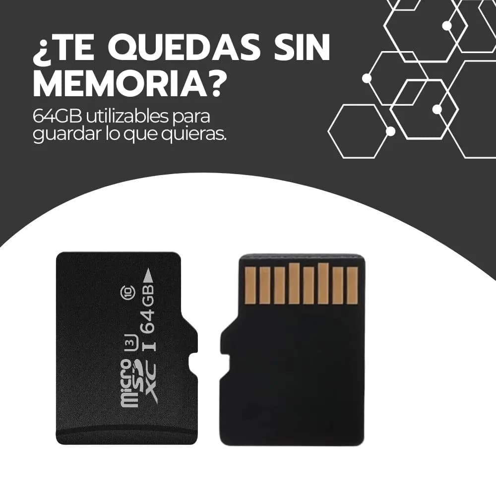 Tarjeta Micro Sd 64gb Clase 10 U3 Alta Velocidad — imagen 5