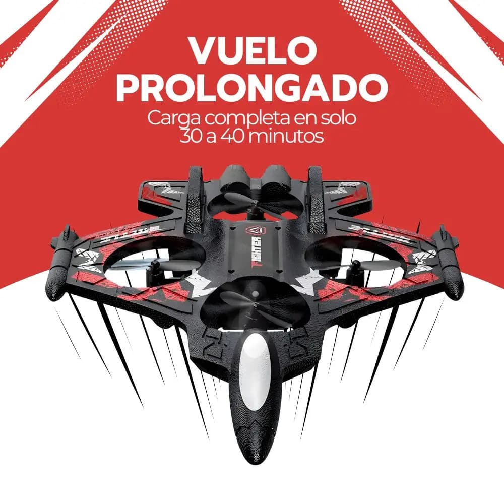 Juguete Drone Avión Espuma Planeador Control Remoto Batería — imagen 6