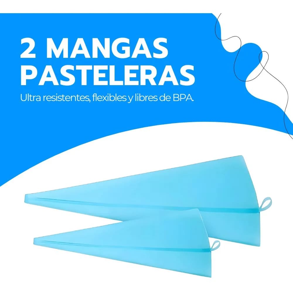 Set Decorador de Pasteles 66 Piezas Reposteria — imagen 7