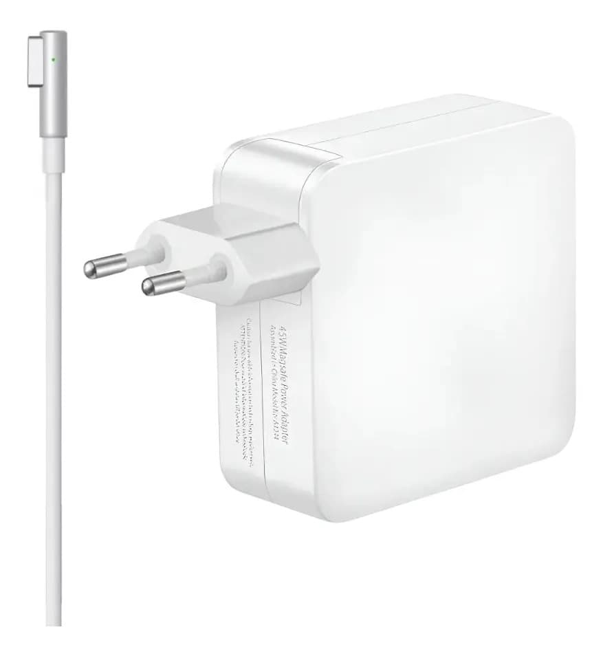 Cargador Para Macbook Y Laptop 60w Conector Magnético Blanco