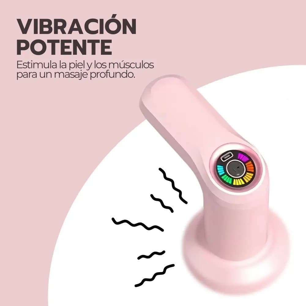 Masajeador Eléctrico Corporal Anticelulítico Rosa — imagen 7
