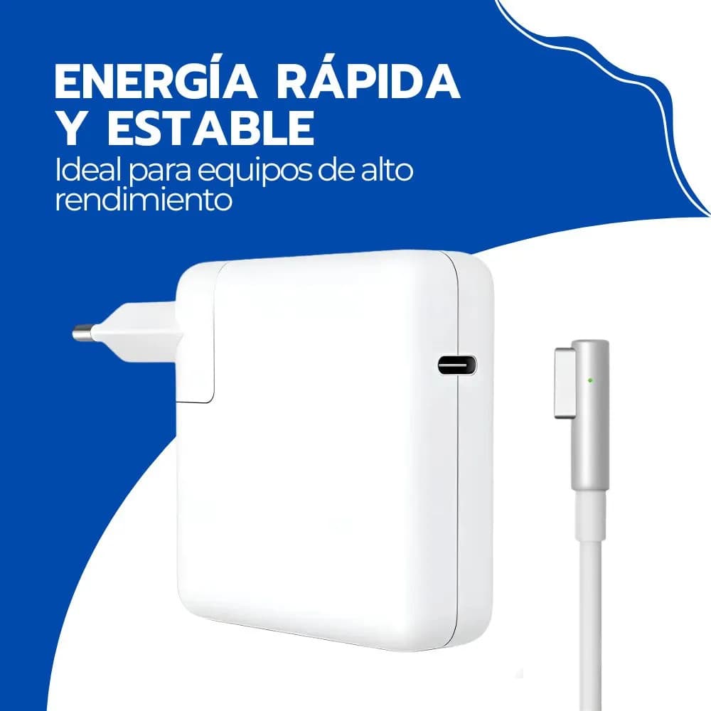 Cargador Para Macbook Y Laptop 60w Conector Magnético Blanco — imagen 10