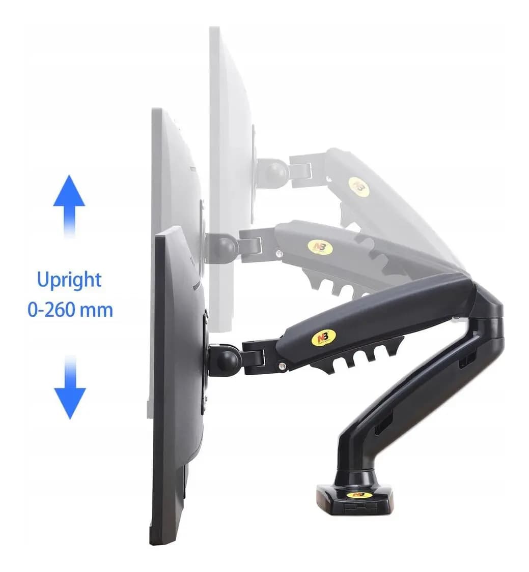 Base Escritorio Soporte Televisor Monitor 17 -30 2-9kg F80 Color Negro — imagen 7