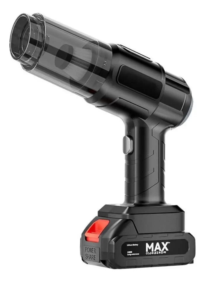Aspiradora Inalámbrica Portátil Auto Alta Potencia 13000mah Negro