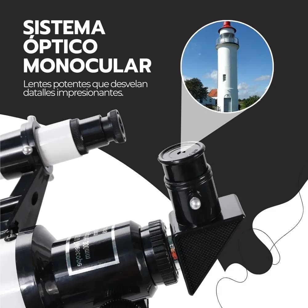Telescopio Monocular Astronomico F30070M — imagen 9