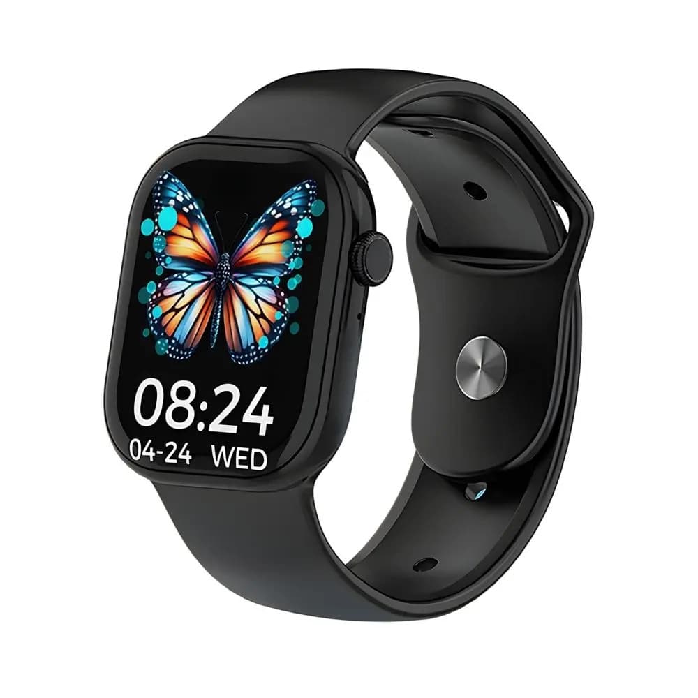 Smartwatch 2.1 Ips Deportivo Bluetooth Carga Inalámbrica Blanco Milanés Negro — imagen 1
