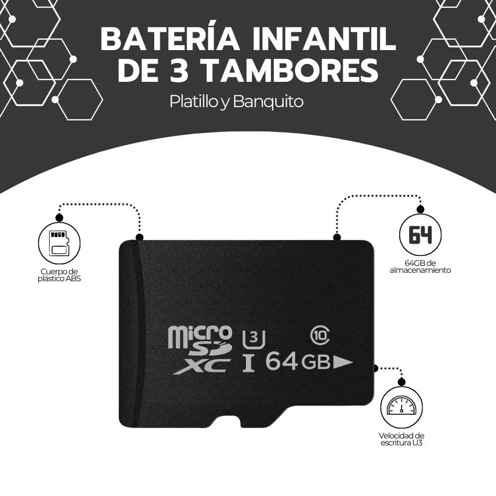 Tarjeta Micro Sd 64gb Clase 10 U3 Alta Velocidad — imagen 4