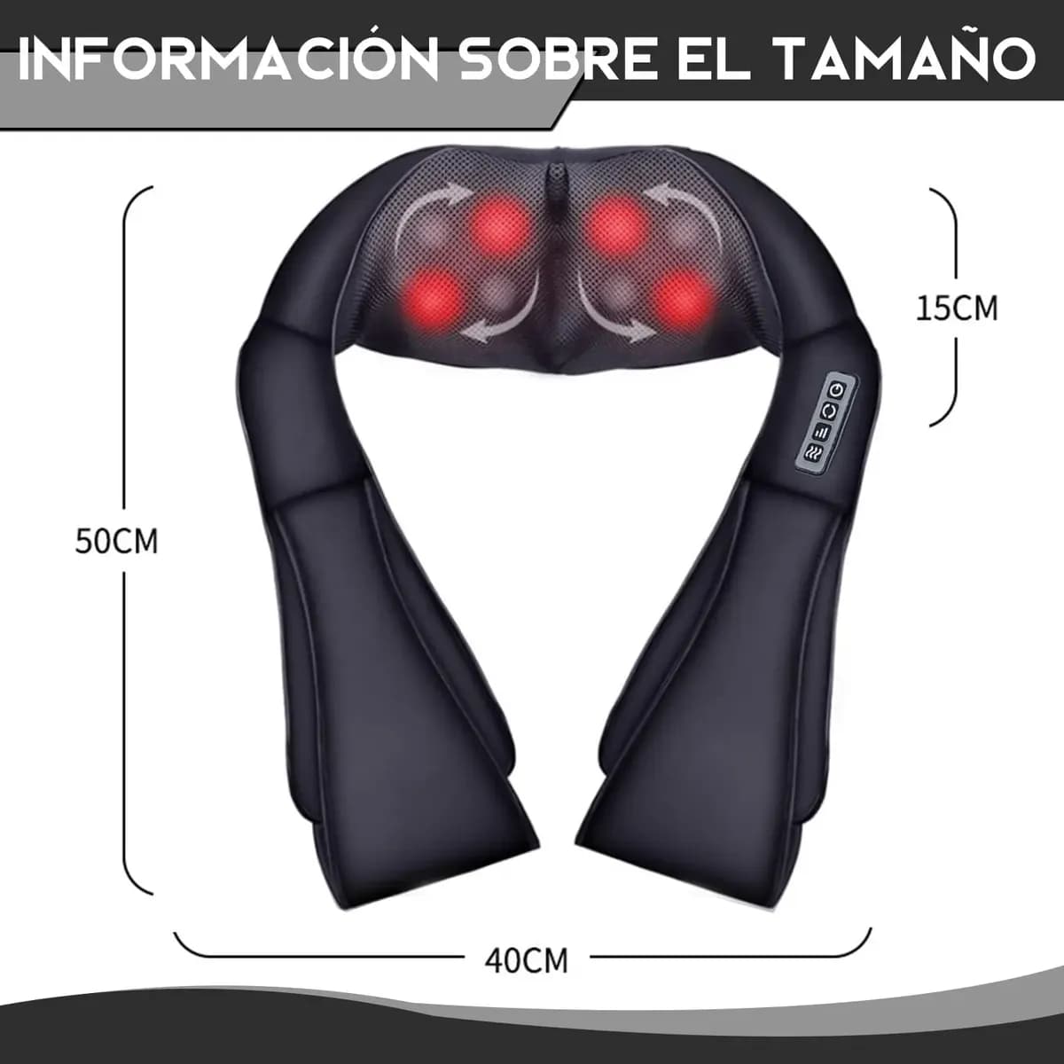 Masajeador Profesional De Espalda Hombro Cuello Relajación — imagen 5