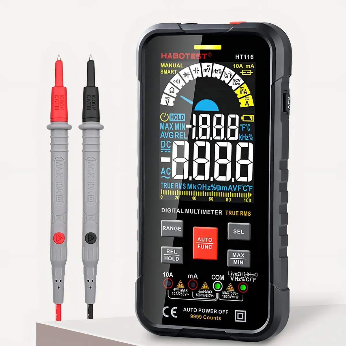 Multímetro Digital Portátil Multitester Ht116 — imagen 10