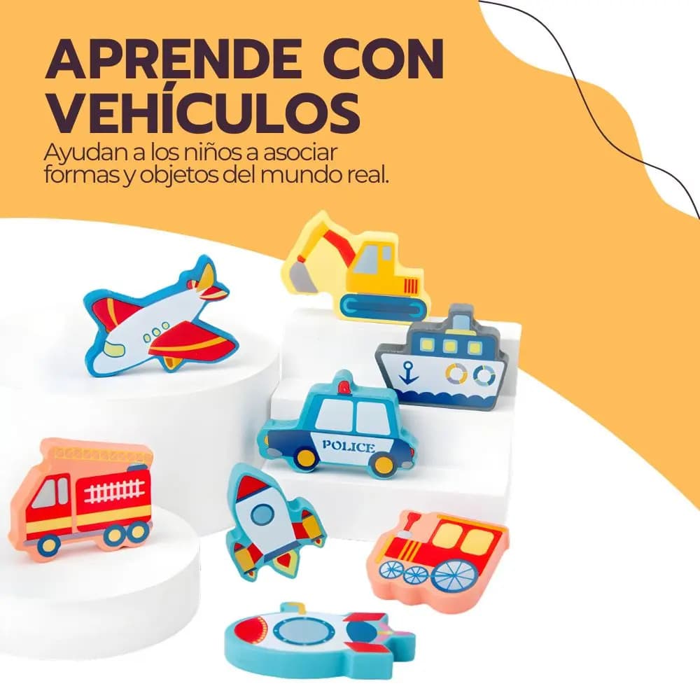 Tablero Educativo Infantil Monterossi 7 En 1 De Madera — imagen 7