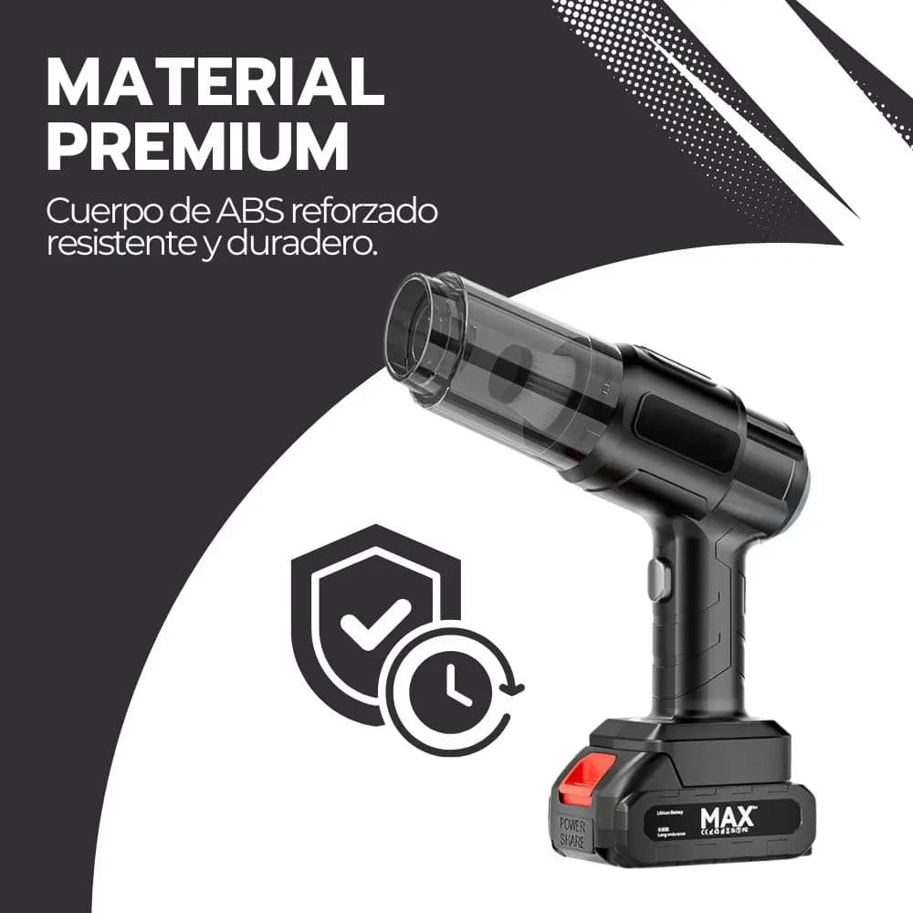 Aspiradora Inalámbrica Portátil Auto Alta Potencia 13000mah Negro — imagen 10