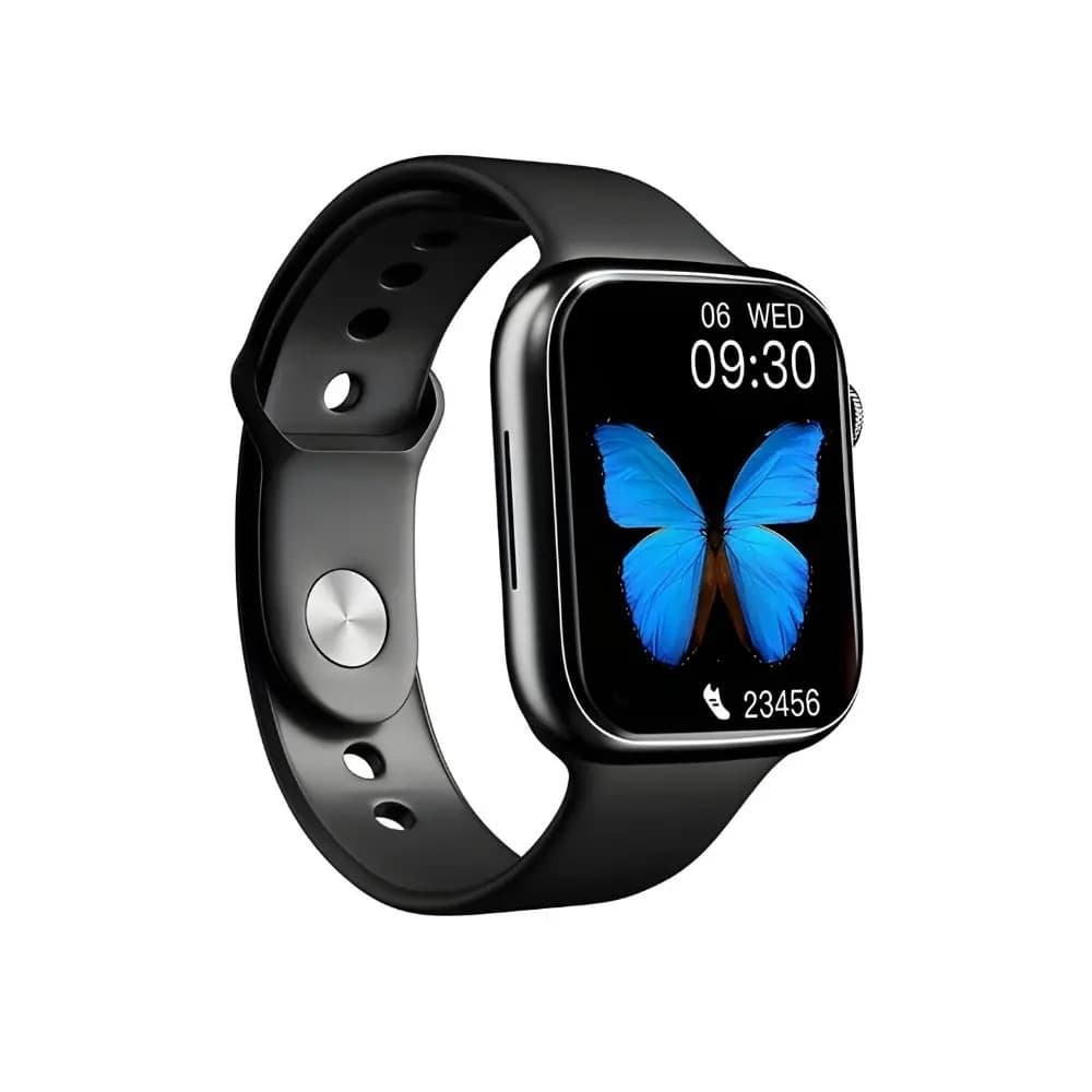 Smartwatch 2.1 Ips Deportivo Bluetooth Carga Inalámbrica Blanco Milanés Negro — imagen 2