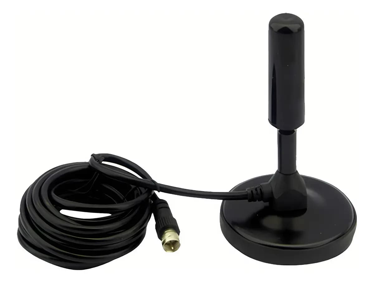 Pack 2 Antena Tv Digital Hd Tvd Smart Tv Negro — imagen 2