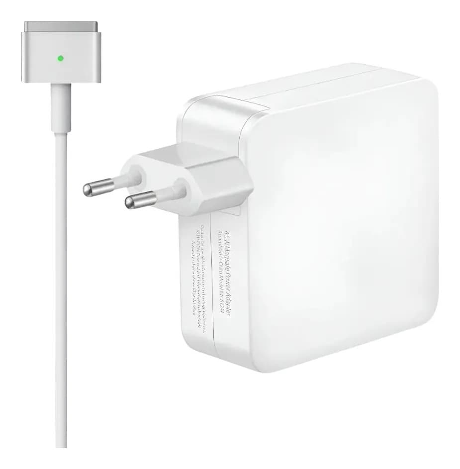 Cargador Para Macbook Y Laptop 60w Desmontable Conector T Negro — imagen 1